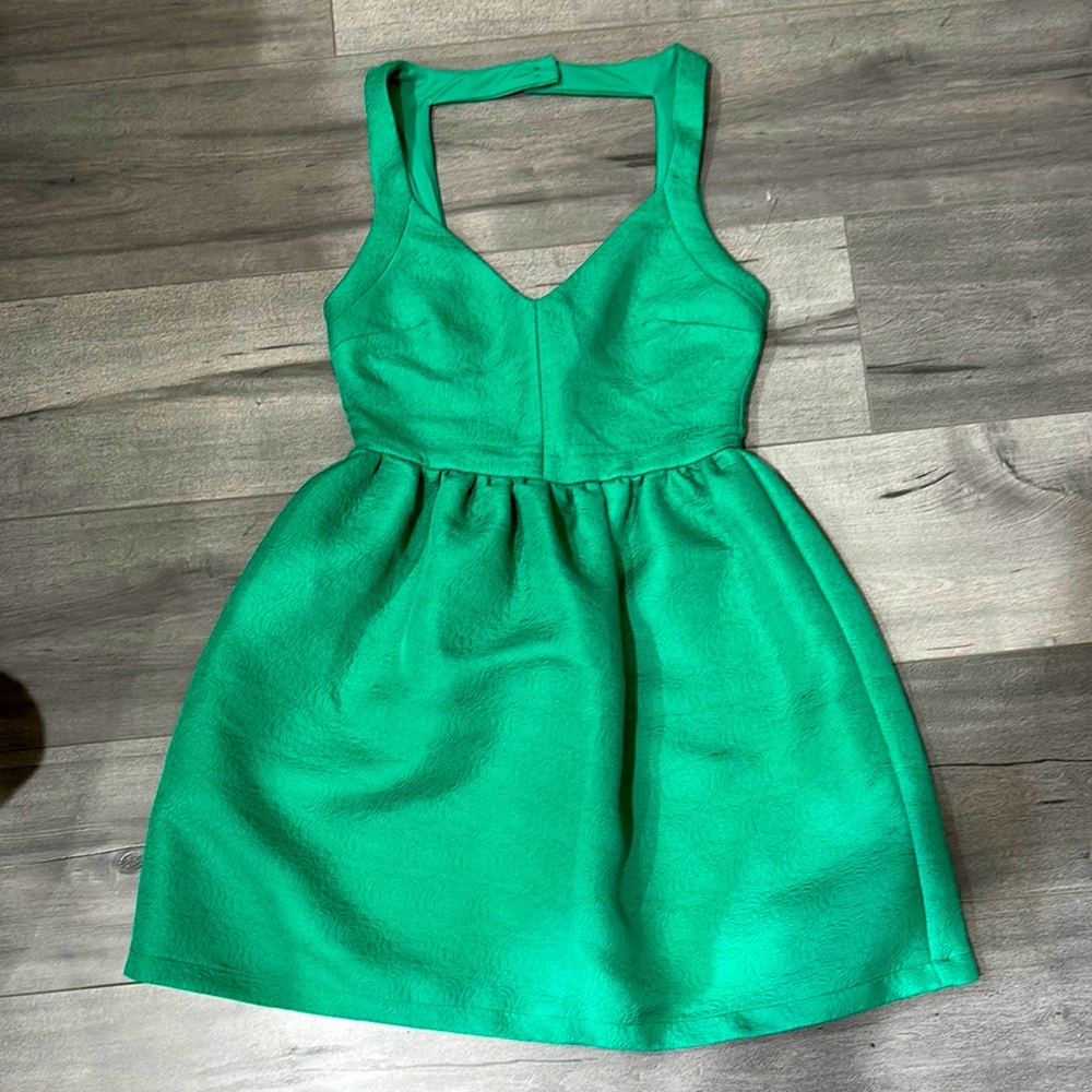 Zara Green babydoll dress
